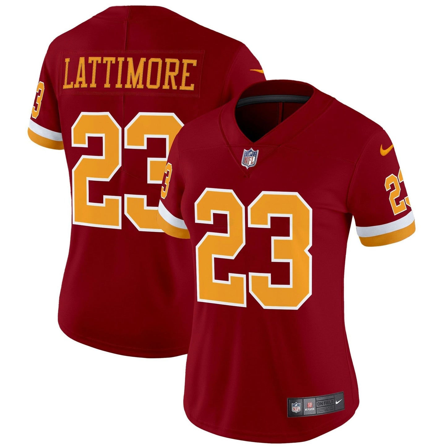 Camisa NFL Washington Commanders Women’s Washington Redskins Throwback Vapor Limited Jersey