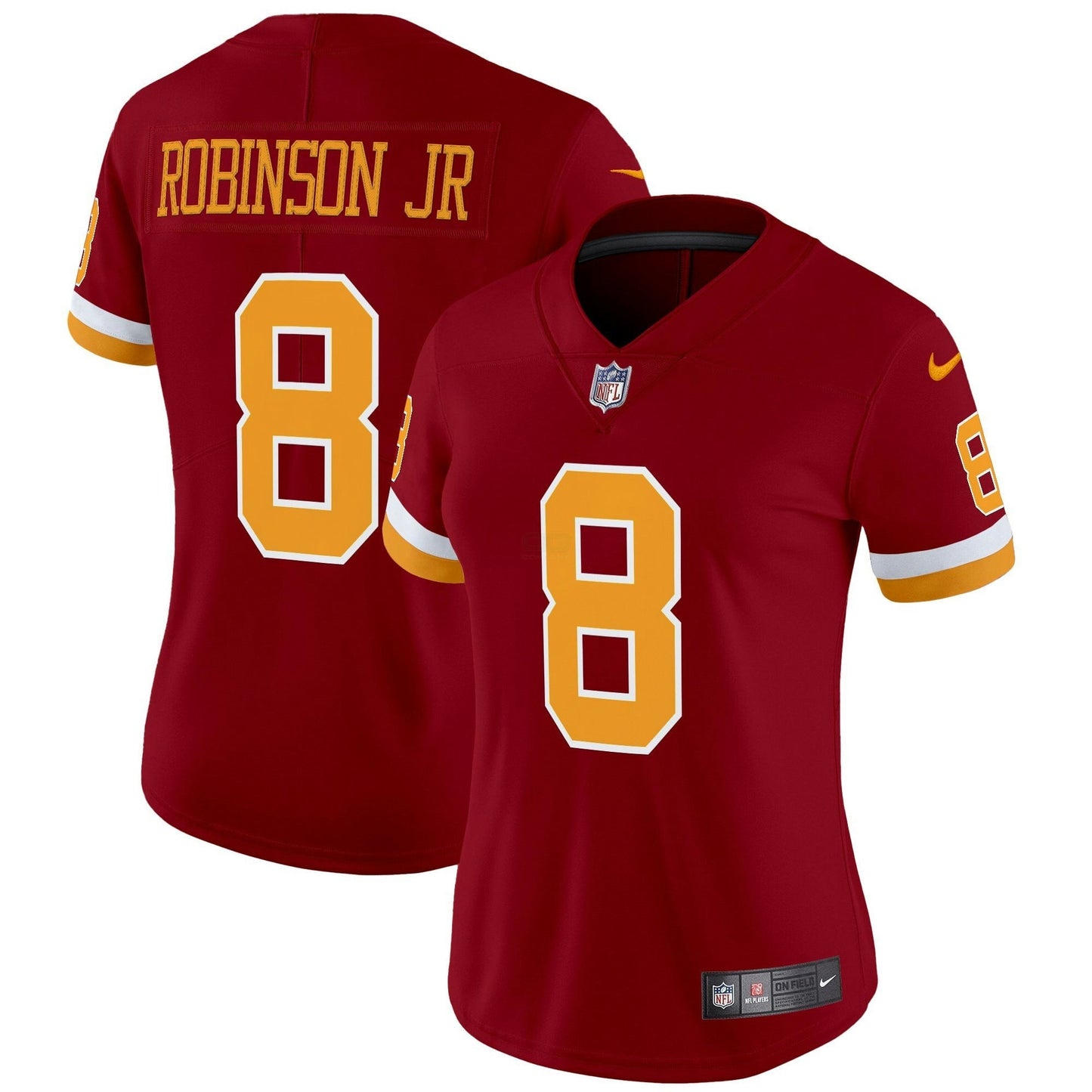 Camisa NFL Washington Commanders Women’s Washington Redskins Throwback Vapor Limited Jersey