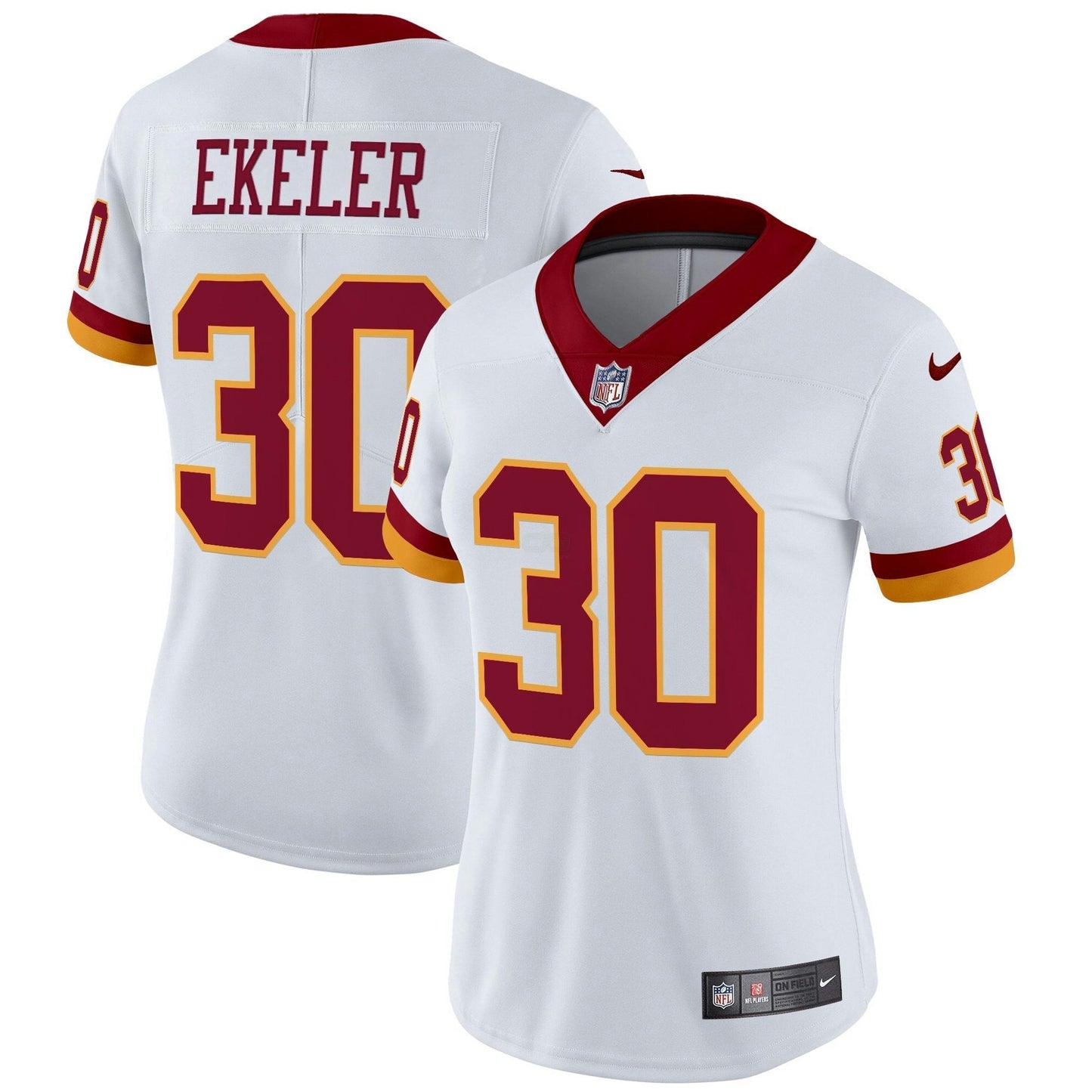 Camisa NFL Washington Commanders Women’s Washington Redskins Throwback Vapor Limited Jersey