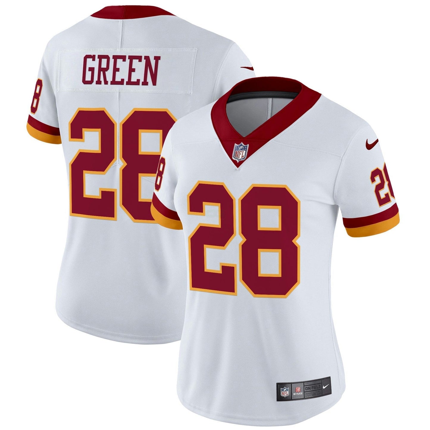 Camisa NFL Washington Commanders Women’s Washington Redskins Throwback Vapor Limited Jersey