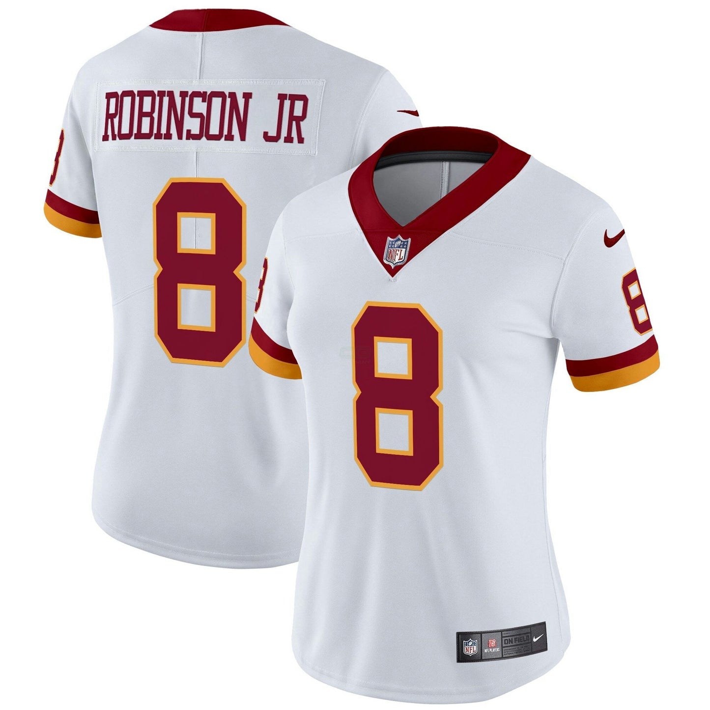 Camisa NFL Washington Commanders Women’s Washington Redskins Throwback Vapor Limited Jersey