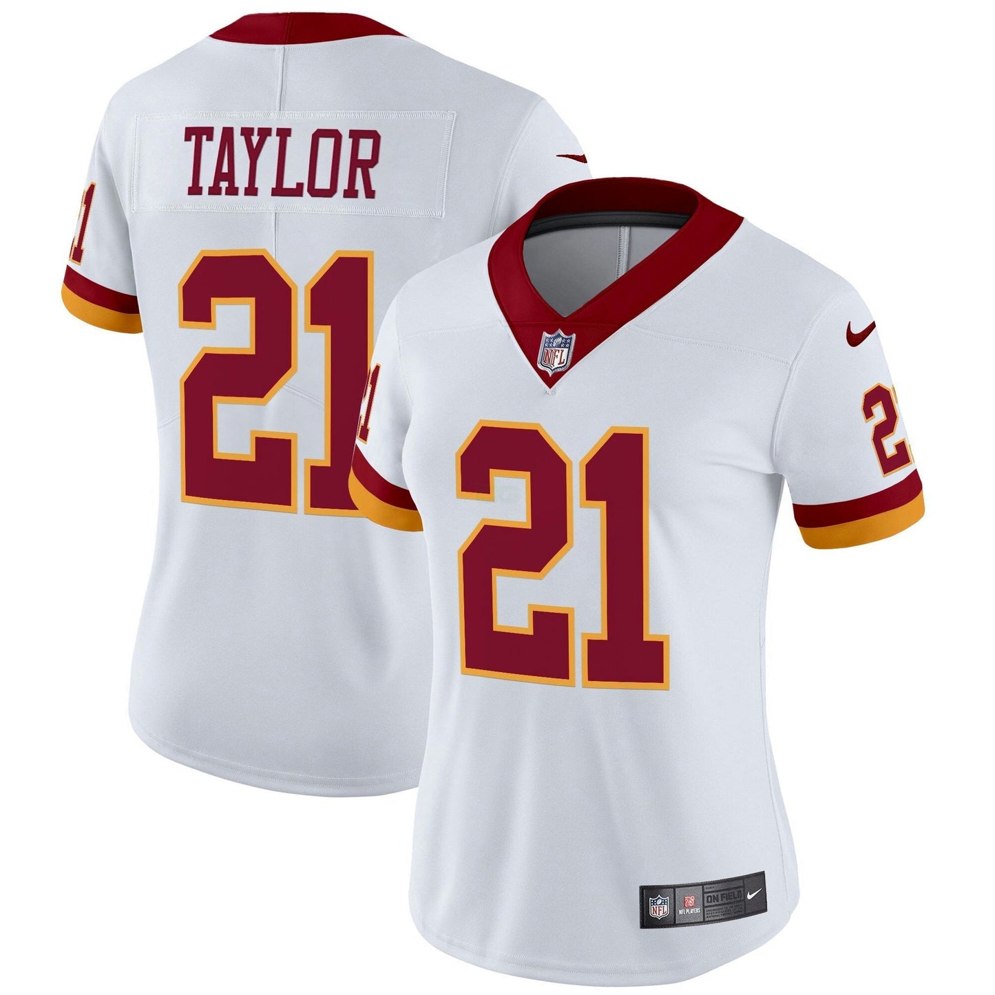 Camisa NFL Washington Commanders Women’s Washington Redskins Throwback Vapor Limited Jersey
