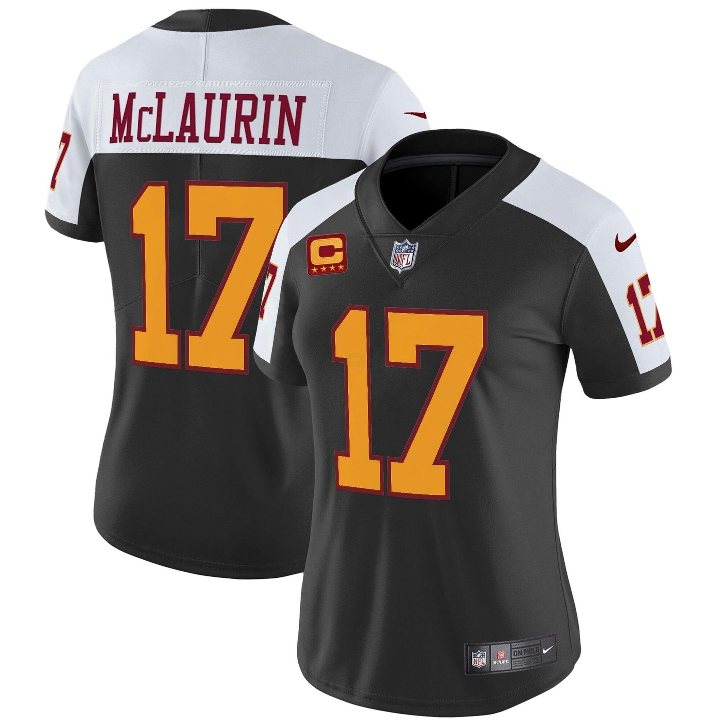 Camisa NFL Washington Commanders Women’s Washington Redskins Throwback Vapor Limited Jersey