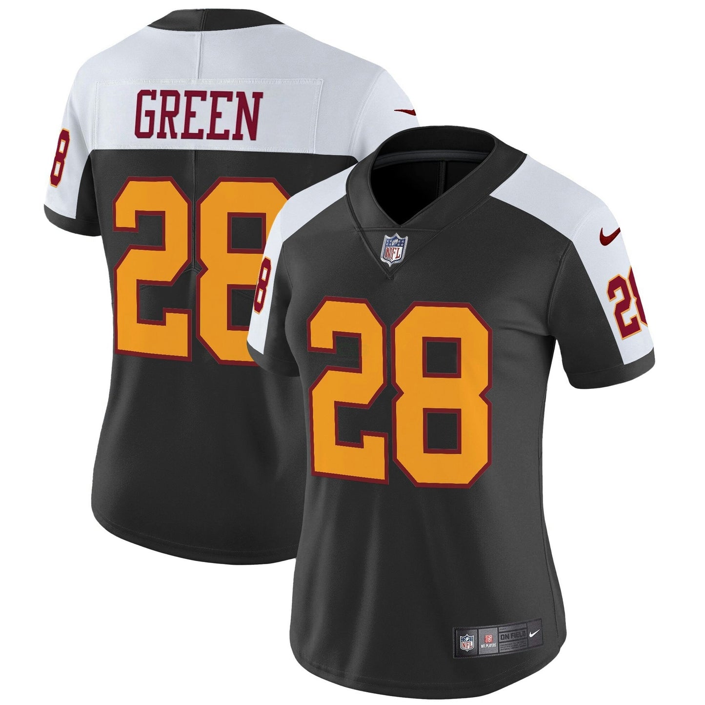 Camisa NFL Washington Commanders Women’s Washington Redskins Throwback Vapor Limited Jersey