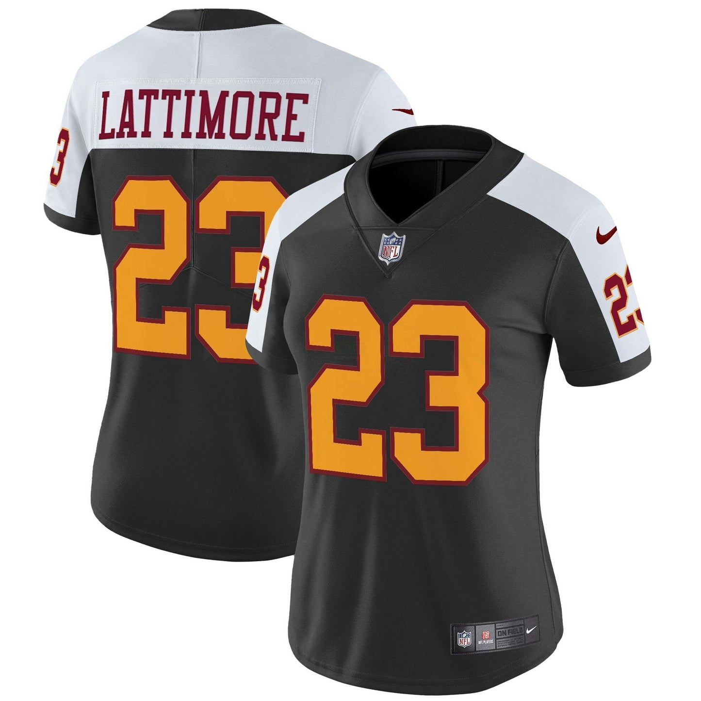 Camisa NFL Washington Commanders Women’s Washington Redskins Throwback Vapor Limited Jersey