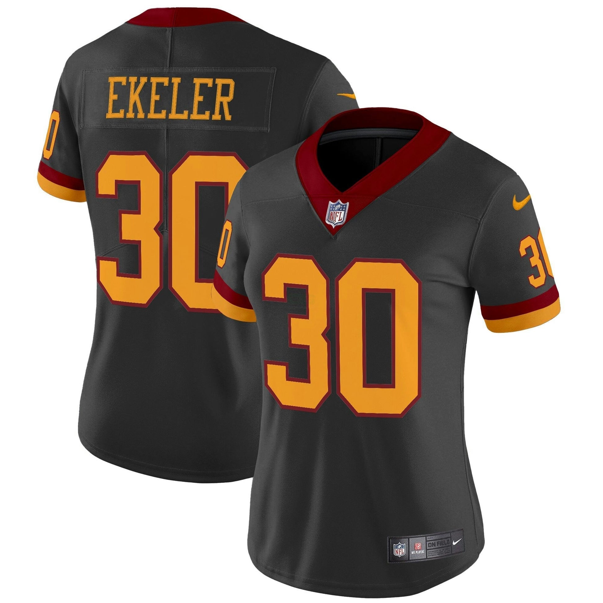 Camisa NFL Washington Commanders Women’s Washington Redskins Throwback Vapor Limited Jersey