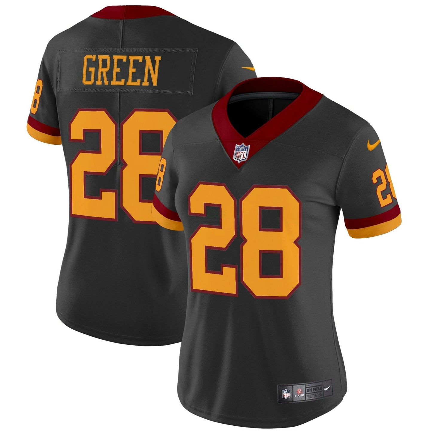 Camisa NFL Washington Commanders Women’s Washington Redskins Throwback Vapor Limited Jersey