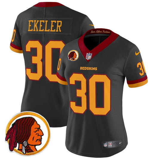 Camisa NFL Washington Commanders Women’s Washington Redskins Throwback Vapor Limited Jersey V2
