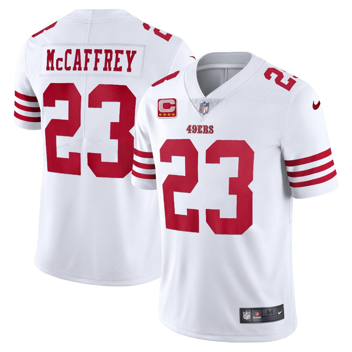 Camisa NFL Youth’s Christian McCaffrey Dourada & Split