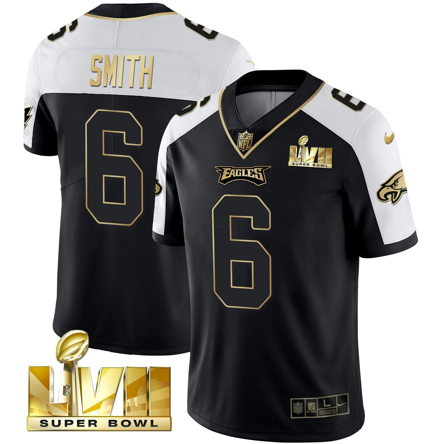 Camisa NFL Youth’s Super Bowl Vapor Dourada Jersey