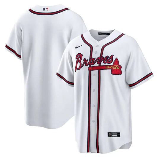 Jersey MLB Atlanta Braves  I Torcedor Masculina Branca