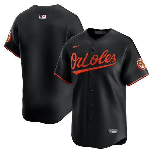 Jersey MLB Baltimore Orioles  Black Alternate Limited Torcedor Masculina Preta