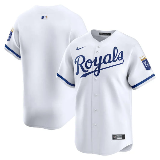 Jersey MLB Kansas City Royals  White Home Torcedor Masculina Branca