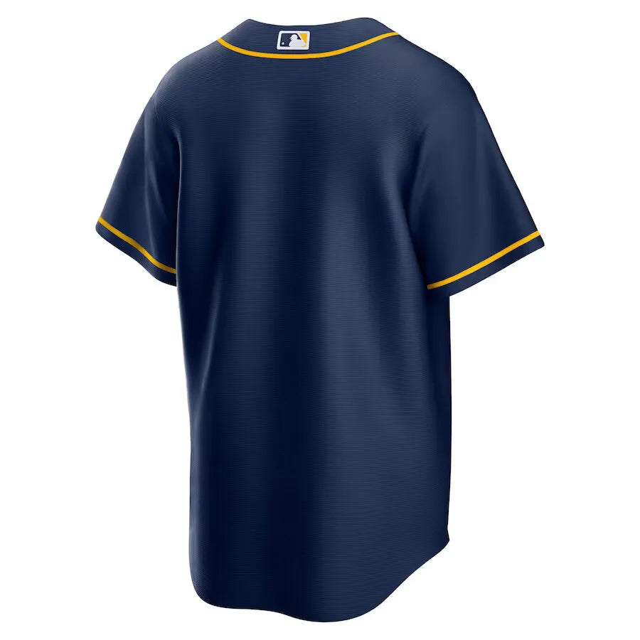 Jersey MLB Milwaukee Brewers NikeNavy Alternate Torcedor Masculina Azul