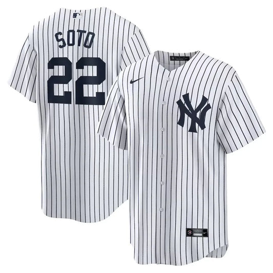Jersey MLB New York Yankees  I Torcedor Masculina Listrada Juan Soto 22
