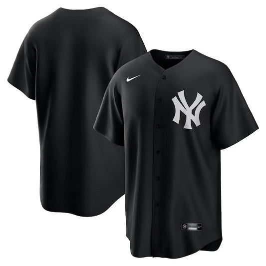 Jersey MLB New York Yankees  Torcedor Masculina Preta