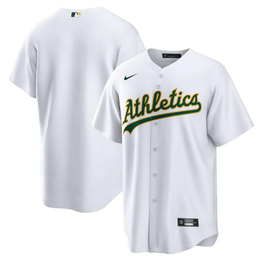 Jersey MLB Oakland Athletics  Home Torcedor Masculina Branca