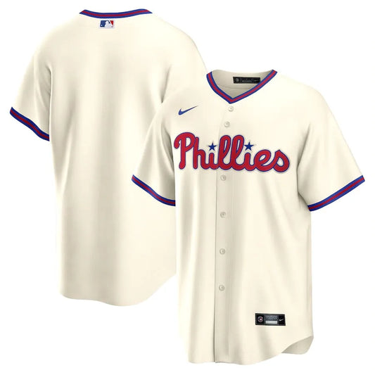 Jersey MLB Philadelphia Phillies  III Cream Torcedor Masculina