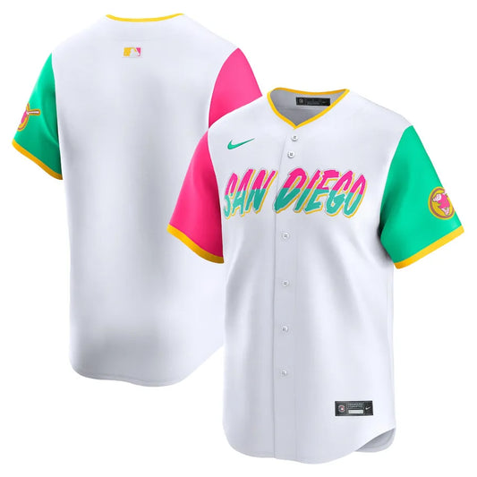 Jersey MLB San Diego Padres  City Connect Torcedor Masculina Branca