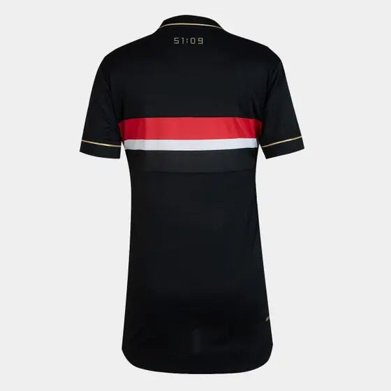 Jersey Sao Paulo Tricolor Third 25/26 - Preta - Fan version