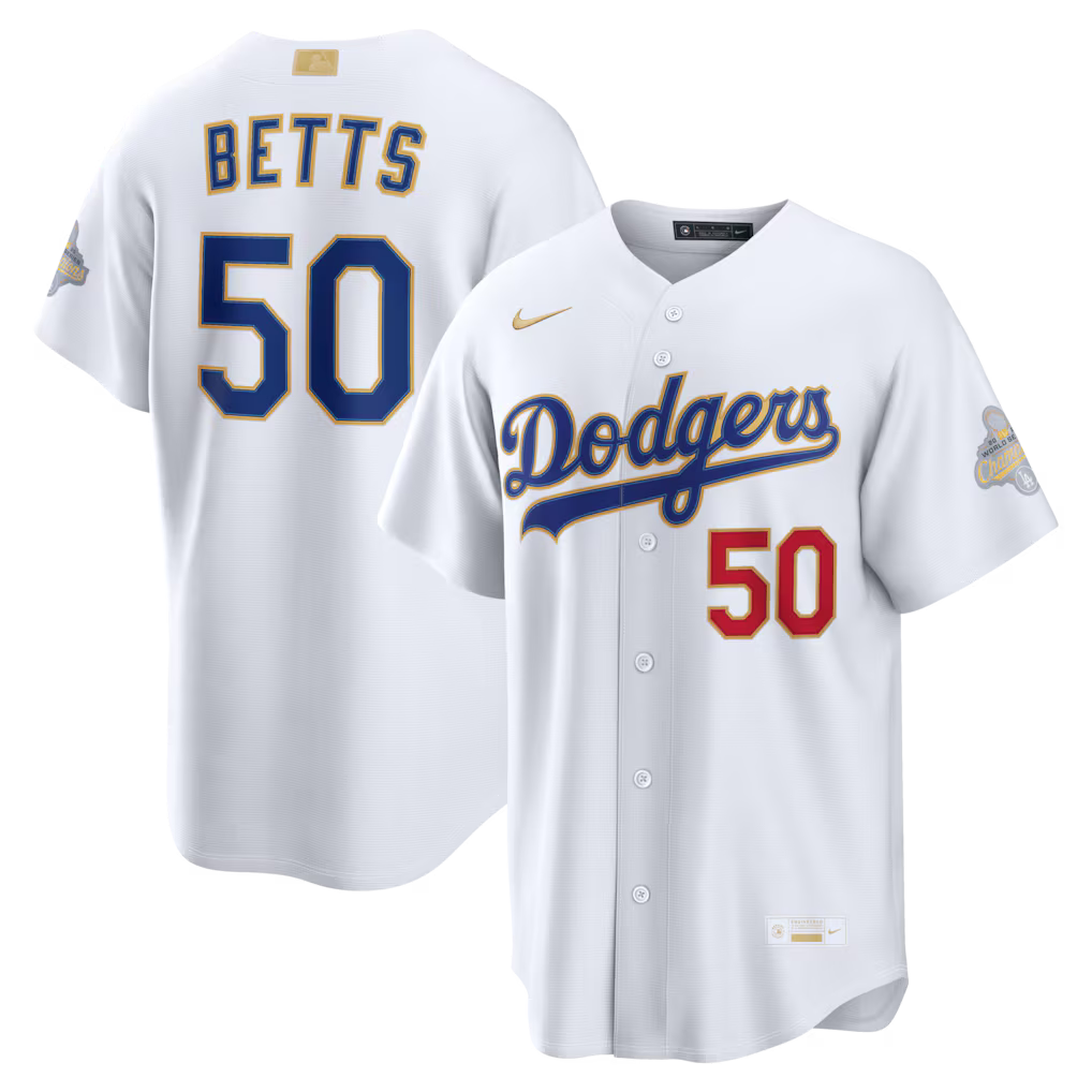 Camisa MLB Los Angeles Dodgers Jersey Gold Collection 2026