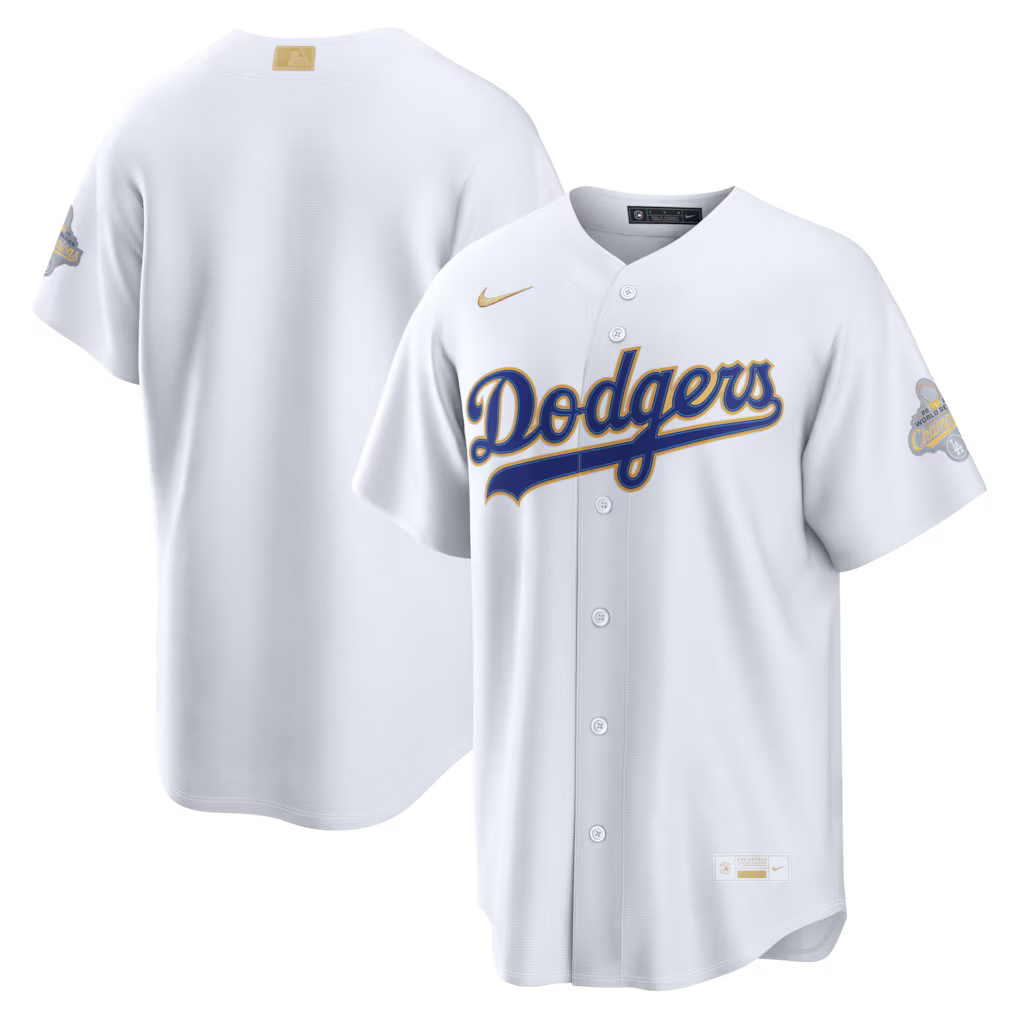 Camisa MLB Los Angeles Dodgers Jersey Gold Collection 2026