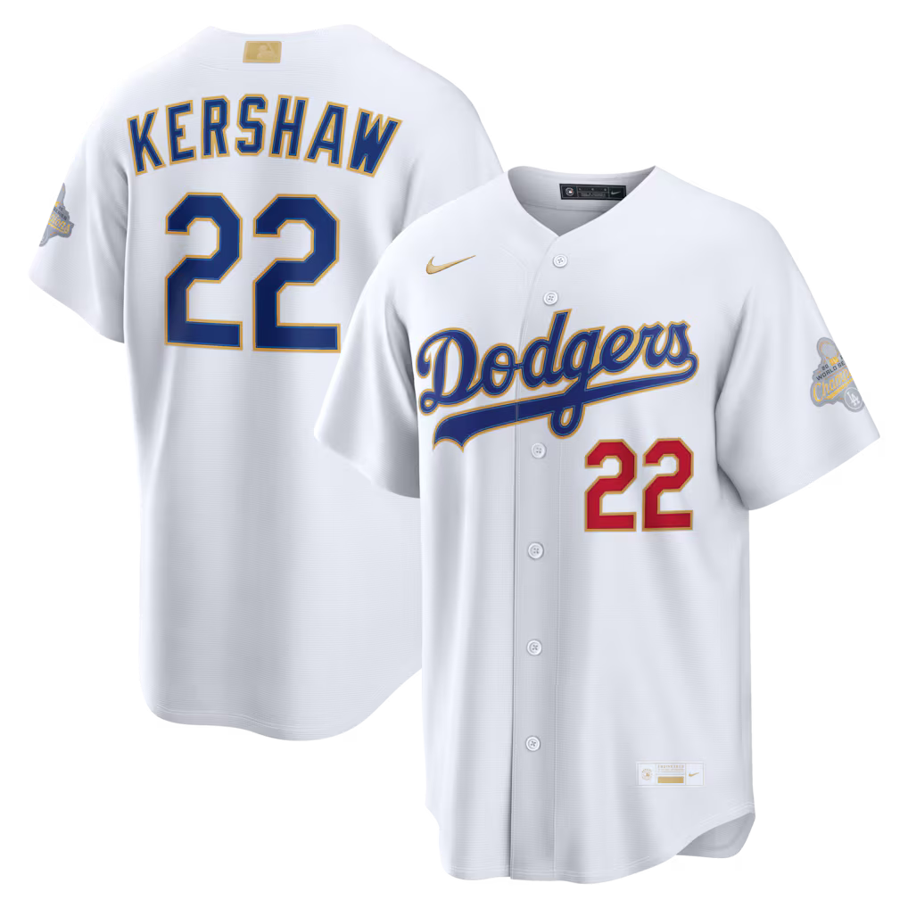 Camisa MLB Los Angeles Dodgers Jersey Gold Collection 2026