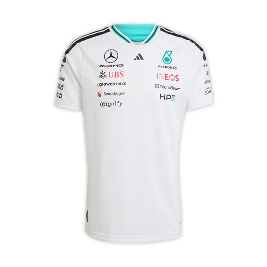 Mercedes Adidas 2026 Driver Tee White F1
