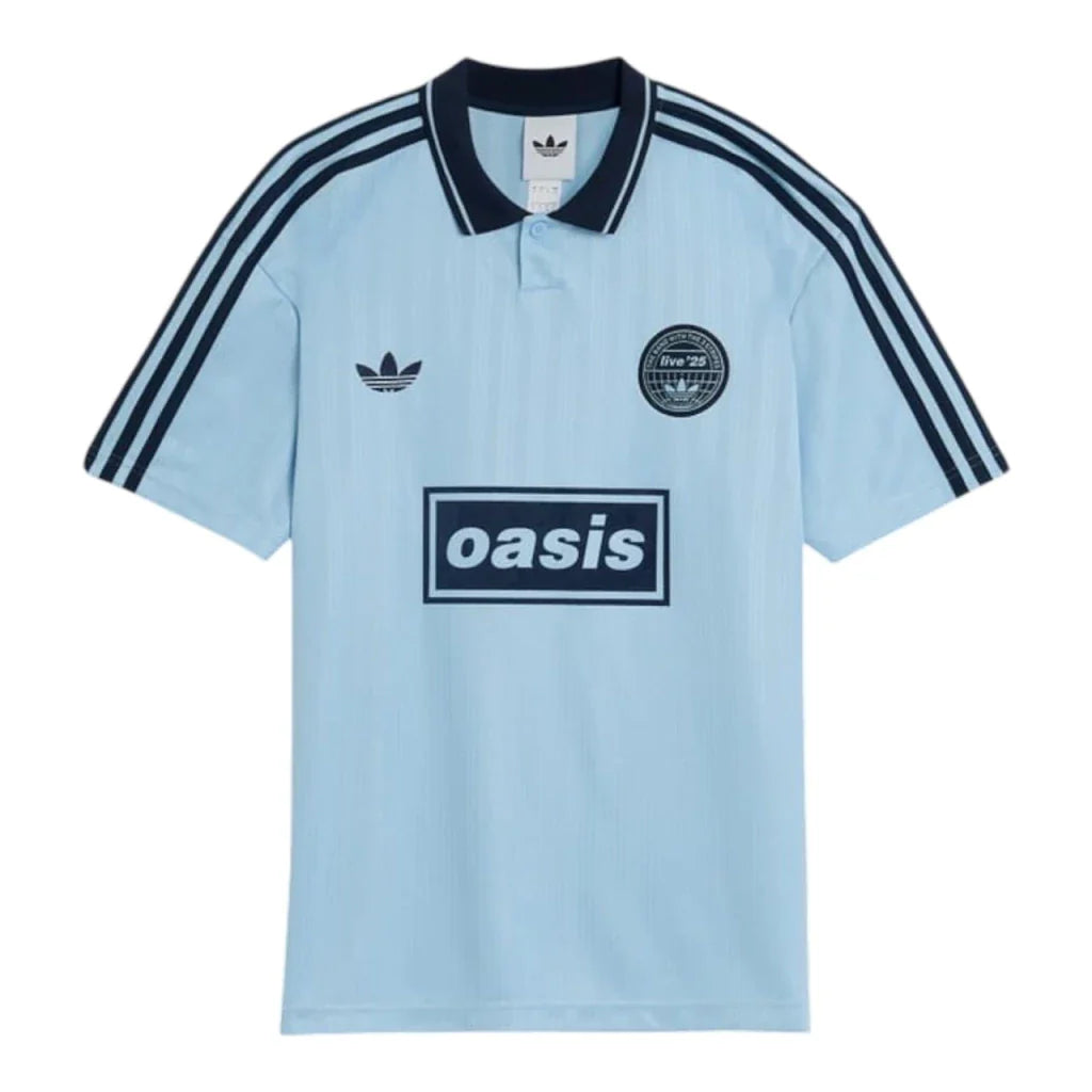 Adidas x Oasis Tour Jacquard Jersey Blue - Adidas Originals