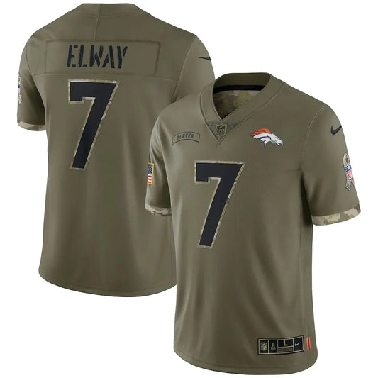 Camisa NFL Denver Broncos Vapor Limited Jersey Salute To Service 2022