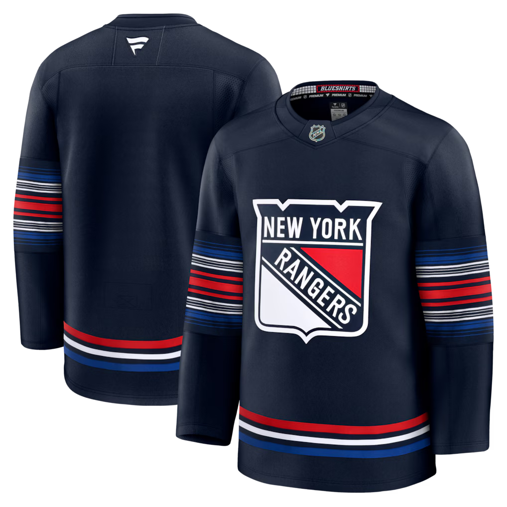 Camisa NHL New York Rangers Jersey Azul Escuro