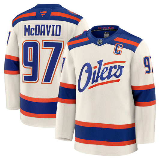 Camisa NHL Edmonton Oilers Jersey Bege