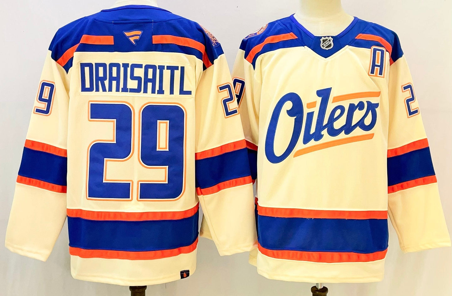 Camisa NHL Edmonton Oilers Jersey Bege