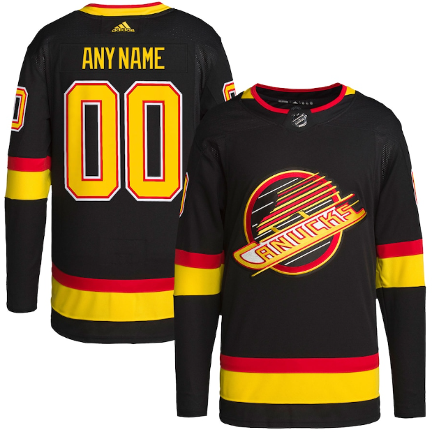 Camisa NHL Vancouver Canucks Jersey Preta